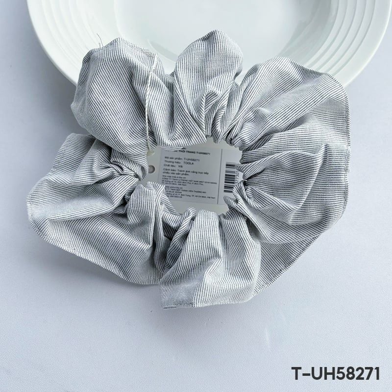 [NHẬP KHẨU] Dây Cột Tóc Scrunchies Sọc Caro, Chấm Bi, Hoa Nhí Đính Gấu Cao Cấp TOOLA