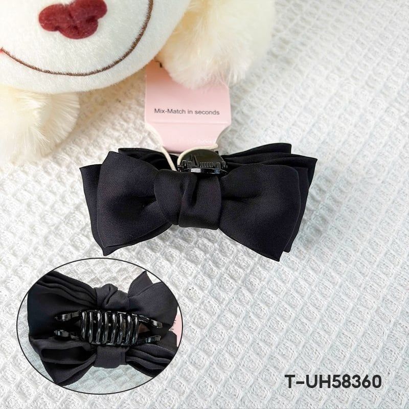 [NHẬP KHẨU] Kẹp Tóc Toola Có Gắn Nơ, Charm Tiểu Thư Phong Cách Hàn Quốc