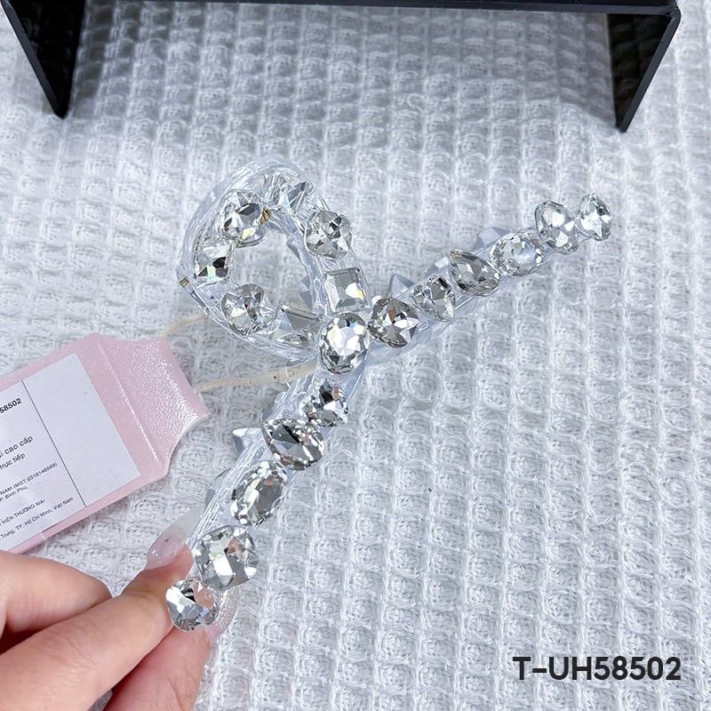 [NHẬP KHẨU] Kẹp Tóc Nhựa Hình Gợn Sóng, Mặt Trăng, Thanh Lịch Phong Cách Hàn Quốc TOOLA