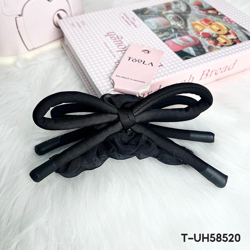 [NHẬP KHẨU] Kẹp Tóc Toola Có Gắn Nơ, Charm Tiểu Thư Phong Cách Hàn Quốc