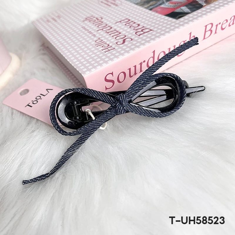 [NHẬP KHẨU] Kẹp Tóc Toola Có Gắn Nơ, Charm Tiểu Thư Phong Cách Hàn Quốc