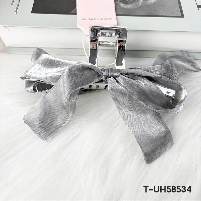 [NHẬP KHẨU] Kẹp Tóc Toola Có Gắn Nơ, Charm Tiểu Thư Phong Cách Hàn Quốc