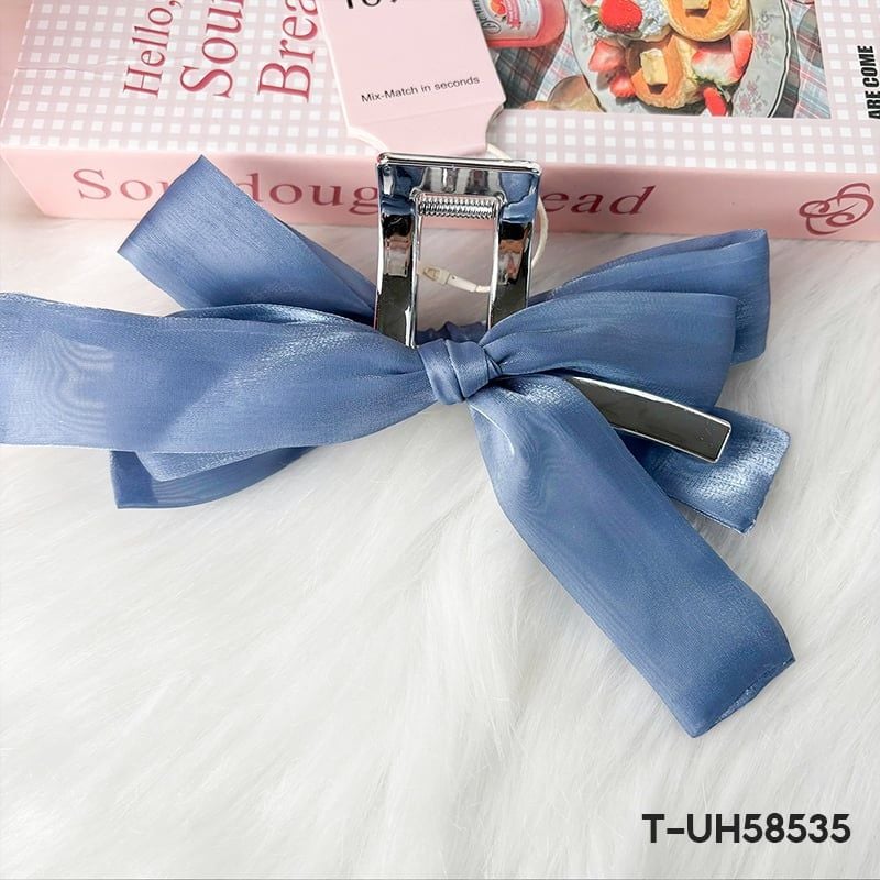 [NHẬP KHẨU] Kẹp Tóc Toola Có Gắn Nơ, Charm Tiểu Thư Phong Cách Hàn Quốc