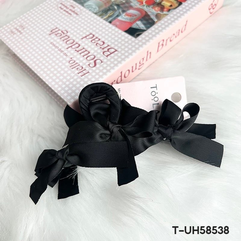 [NHẬP KHẨU] Kẹp Tóc Toola Có Gắn Nơ, Charm Tiểu Thư Phong Cách Hàn Quốc