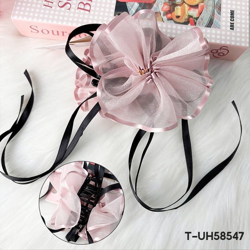 [NHẬP KHẨU] Kẹp Tóc Toola Có Gắn Nơ, Charm Tiểu Thư Phong Cách Hàn Quốc