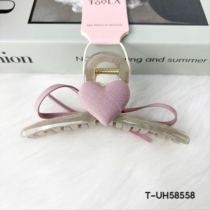 [NHẬP KHẨU] Kẹp Tóc Toola Có Gắn Nơ, Charm Tiểu Thư Phong Cách Hàn Quốc