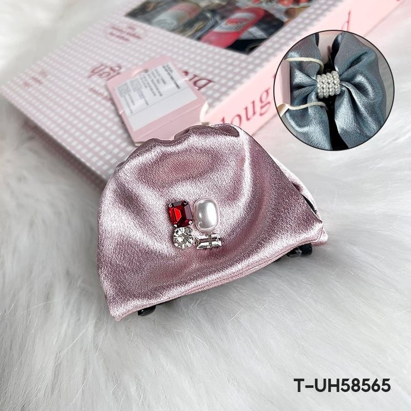 [NHẬP KHẨU] Kẹp Tóc Toola Có Gắn Nơ, Charm Tiểu Thư Phong Cách Hàn Quốc