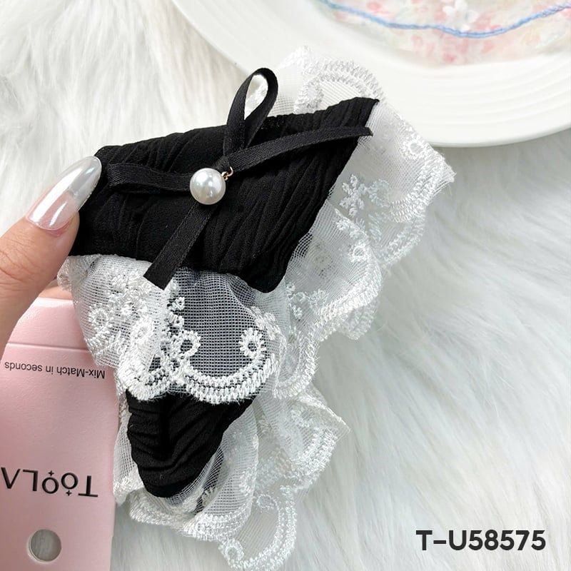 Kẹp Tóc Toola Có Gắn Nơ, Charm Tiểu Thư Phong Cách Hàn Quốc