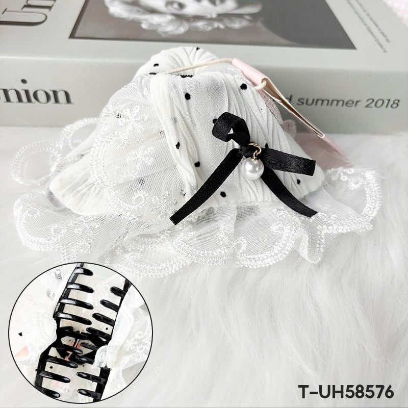 [NHẬP KHẨU] Kẹp Tóc Toola Có Gắn Nơ, Charm Tiểu Thư Phong Cách Hàn Quốc