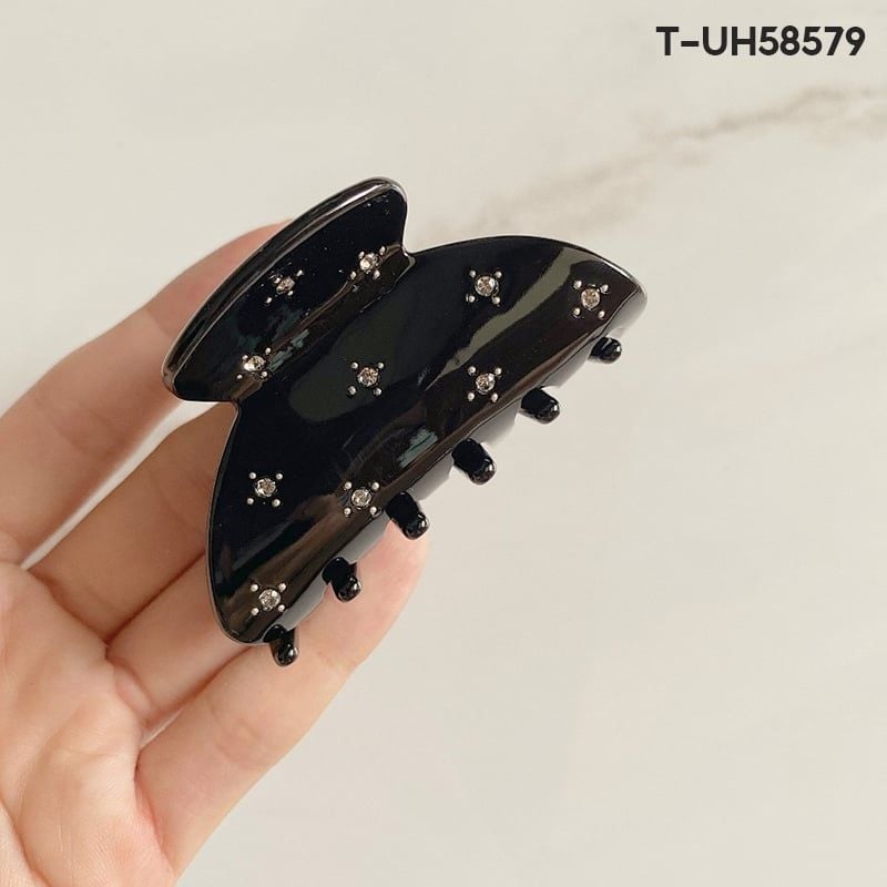 [NHẬP KHẨU] Kẹp Tóc Nhựa Hình Gợn Sóng, Mặt Trăng, Thanh Lịch Phong Cách Hàn Quốc TOOLA