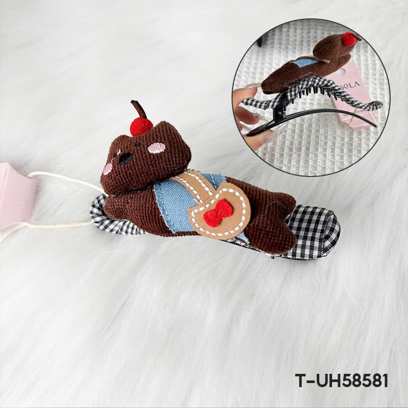 [NHẬP KHẨU] Kẹp Tóc Toola Có Gắn Nơ, Charm Tiểu Thư Phong Cách Hàn Quốc