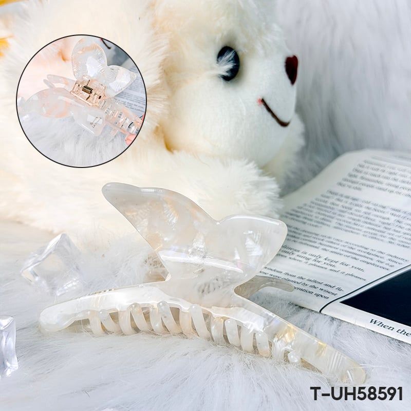 [NHẬP KHẨU] Kẹp Tóc Nhựa Hình Gợn Sóng, Mặt Trăng, Thanh Lịch Phong Cách Hàn Quốc TOOLA