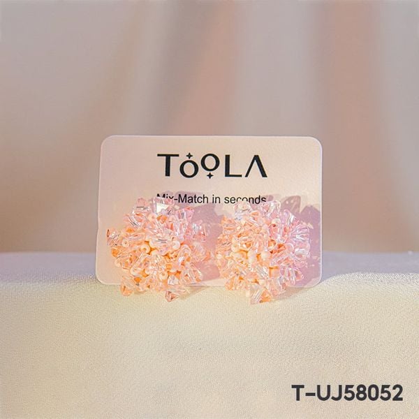  Bông Tai Đính Cườm, Tua Rua Tiểu Thư Cao Cấp TOOLA 