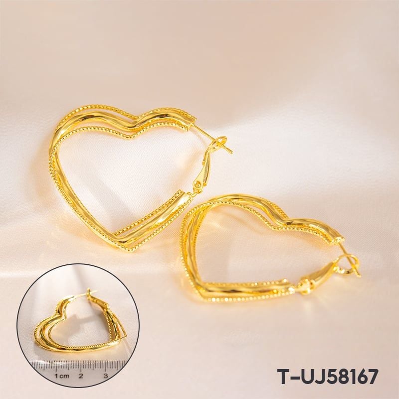 Bông Tai Xi Mạ Vàng Sang Trọng Cao Cấp TOOLA