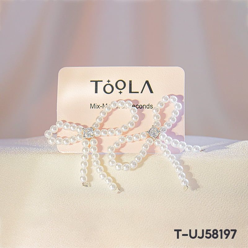 Bông Tai Đính Cườm, Tua Rua Tiểu Thư Cao Cấp TOOLA