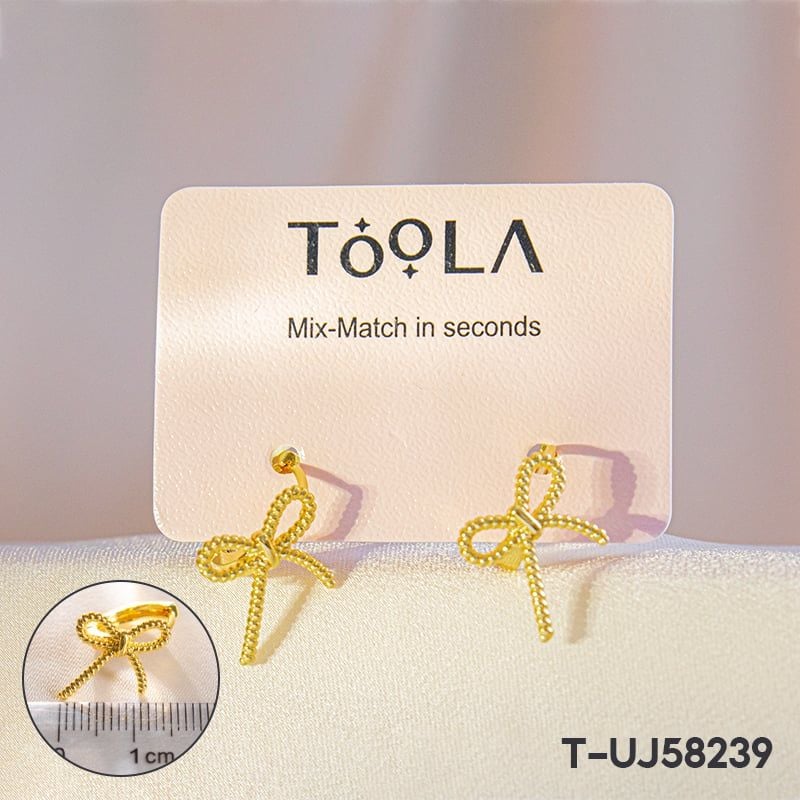 Bông Tai Xi Mạ Vàng Sang Trọng Cao Cấp TOOLA