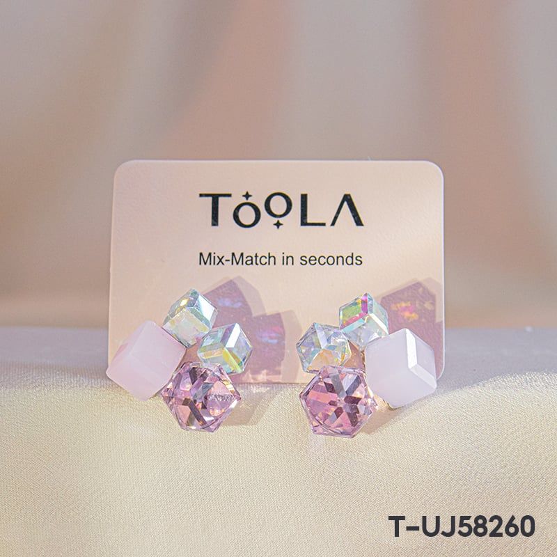 Bông Tai Đính Cườm, Tua Rua Tiểu Thư Cao Cấp TOOLA