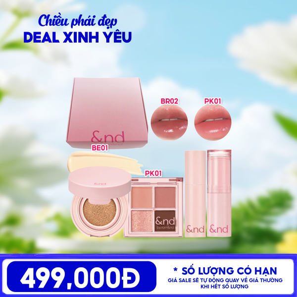  Box Mỹ Phẩm Trang Điểm And By Romand Cool Tone & Warm Tone Set 