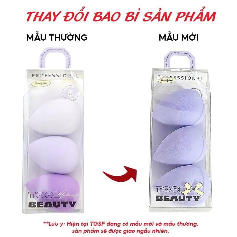 Bông Mút Trang Điểm Idealful Makeup Puff Set