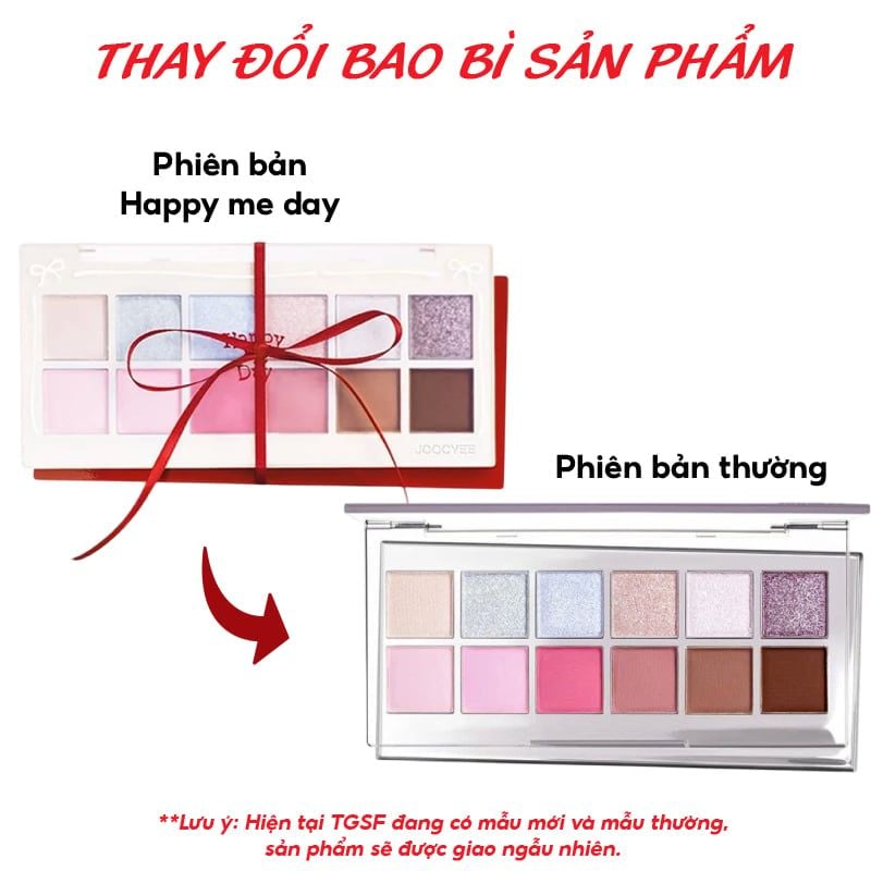 Bảng Phấn Mắt 12 Ô Joocyee 12 Shades Eyeshadow Palette 14g