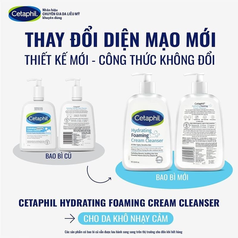 Sữa Rửa Mặt Cetaphil Lành Tính, Dịu Nhẹ Không Xà Phòng Gentle Skin Cleanser