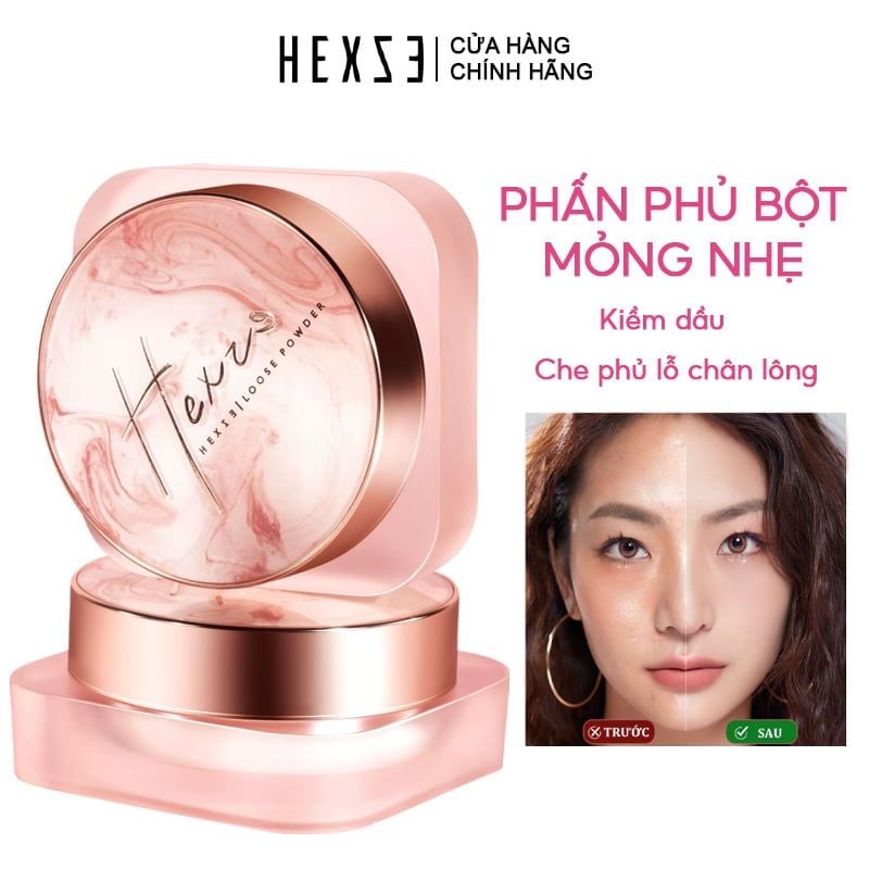 Phấn Phủ Hexze Dạng Bột Mỏng Nhẹ Light Mist Loose Powder 7g