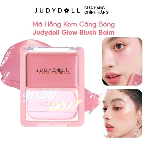  Má Hồng Kem Căng Bóng Judydoll Glow Blush Balm 3g 