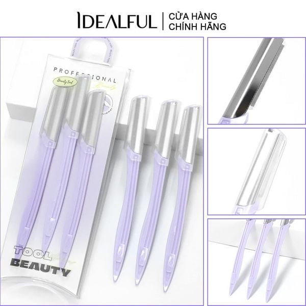  Set Dao Cạo Lông Mày Tiện Lợi Idealful Eyebrow Razor Set - BMS-187 
