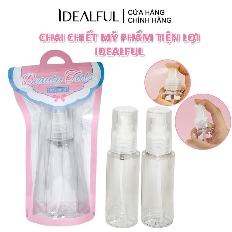 Chai Nhựa Chiết Mỹ Phẩm Tiện Lợi Idealful Cosmetic Extractor Bottle