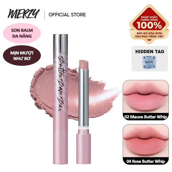  Son Thỏi Merzy Bơ Sáp Đa Năng Butter Base Bar 1.1g 
