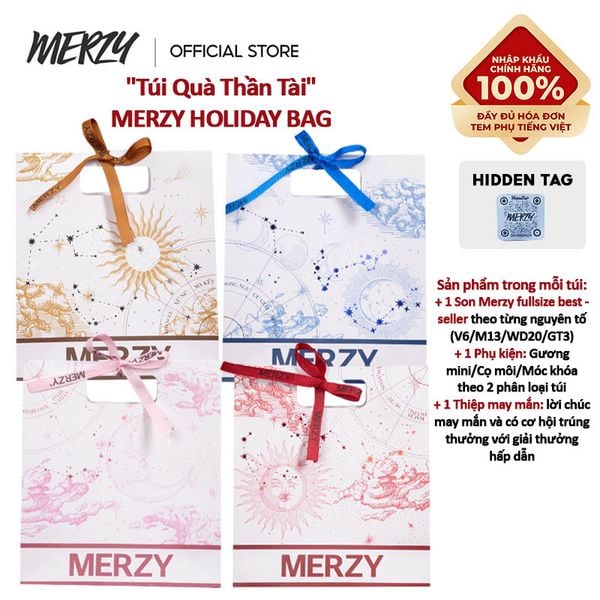  Túi Quà Thần Tài Và Hộp Quà Điều Ước Merzy Holiday’25 Bundle 