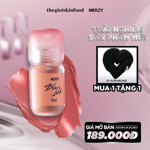 Son Kem Lì Merzy Khóa Môi Mịn Lì Tự Nhiên Blur Lock Tint 4g
