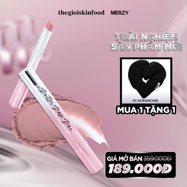  Son Thỏi Merzy Bơ Sáp Đa Năng Butter Base Bar 1.1g 