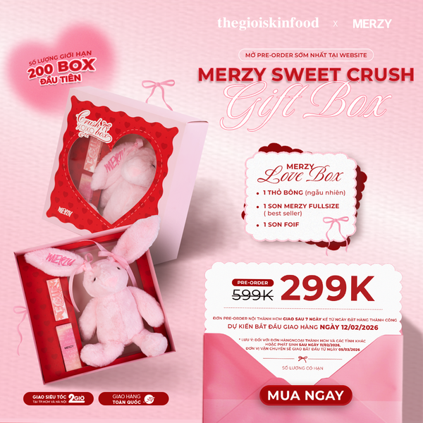  [PRE-ORDER]Hộp Quà Tình Yêu Merzy Crush Box (GIAO HÀNG NGÀY 12/02/2026) 