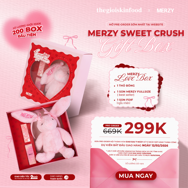  [PRE-ORDER]Hộp Quà Tình Yêu Merzy Crush Box (GIAO HÀNG NGÀY 12/02/2026) 
