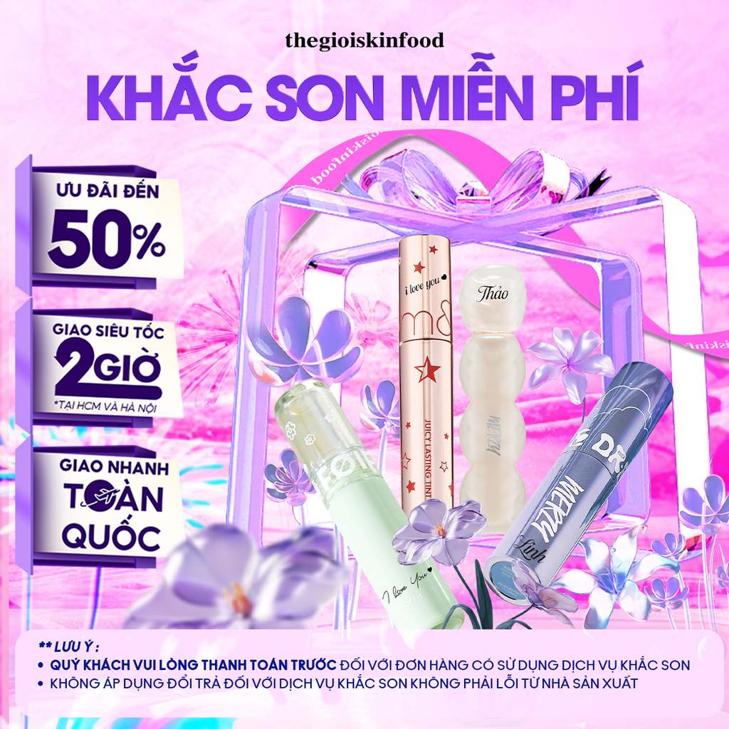 Sản Phẩm Có Dịch Vụ Khắc Son Miễn Phí - Son Merzy, Romand, FOIF, Romand #23 (Starry Edition)