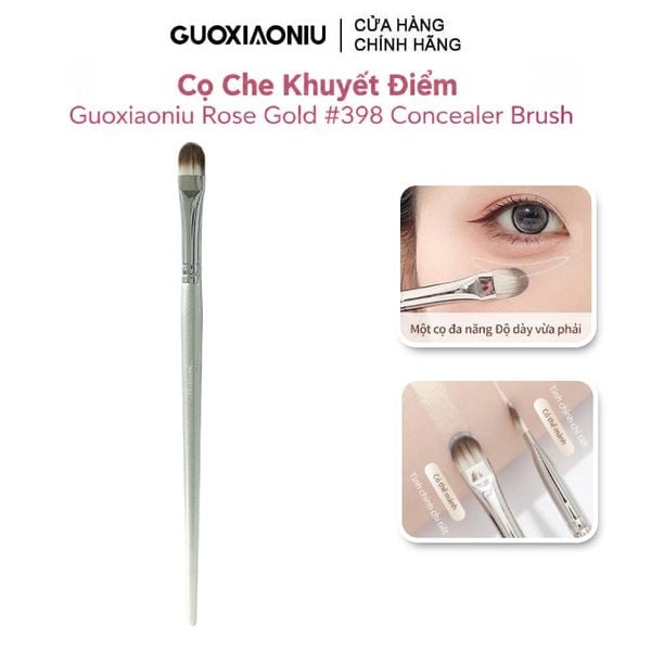  Cọ Che Khuyết Điểm Guoxiaoniu Rose Gold #398 Concealer Brush 