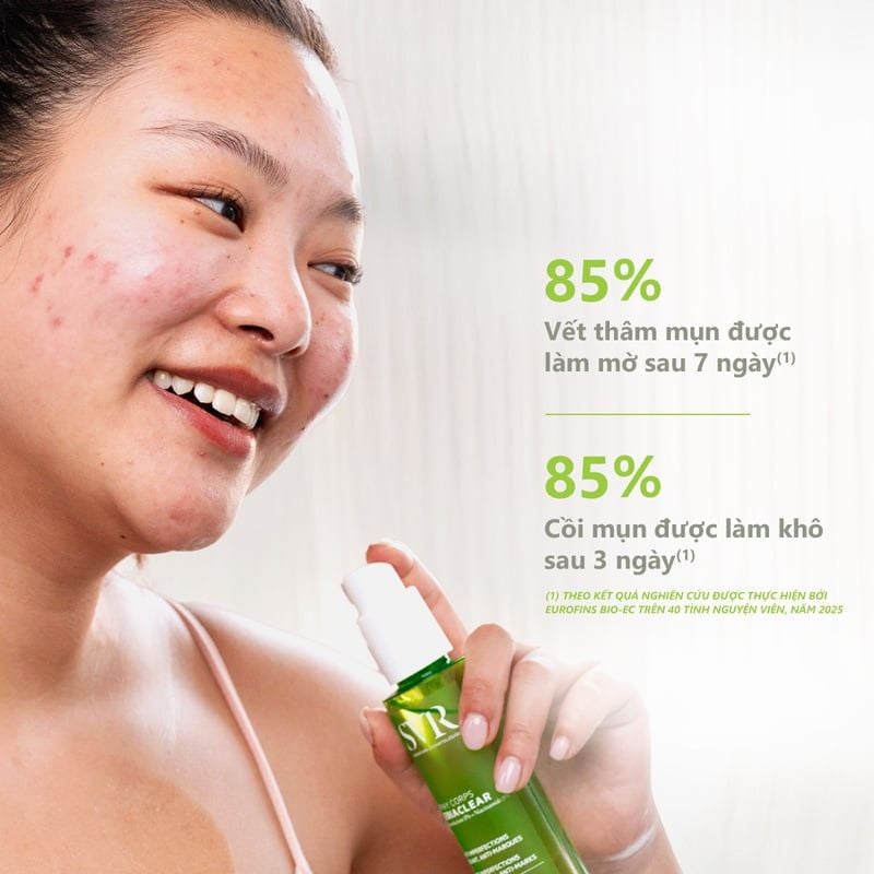 Xịt Hỗ Trợ Giảm Mụn Lưng & Cơ Thể SVR Mờ Thâm Mụn Sebiaclear Spray Corps 150ml