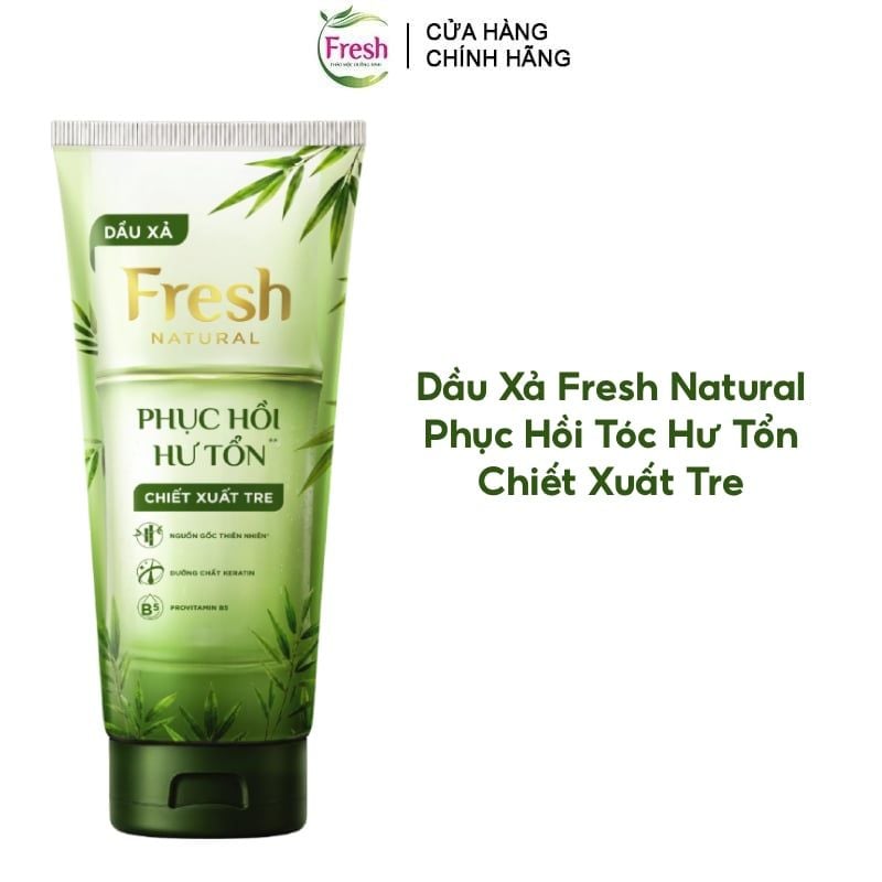 Dầu Xả Fresh Natural Phục Hồi Tóc Hư Tổn Chiết Xuất Tre 300g