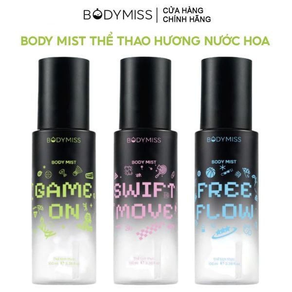  Xịt Thơm Toàn Thân Hương Nước Hoa Bodymiss Body Mist 100ml 