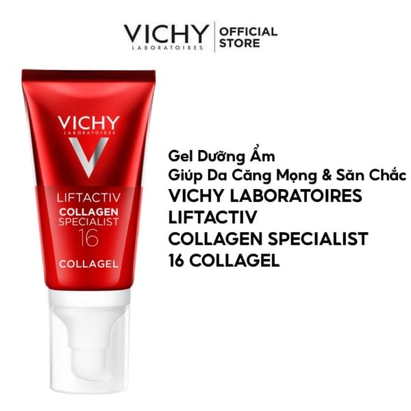  Gel Dưỡng Ẩm Giúp Da Căng Mọng & Săn Chắc Vichy Laboratoires Liftactiv Collagen Specialist 16 Collagel 50ml 