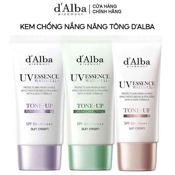  Kem Chống Nắng Nâng Tông D'Alba Waterfull Tone-Up Sun Cream 50ml 