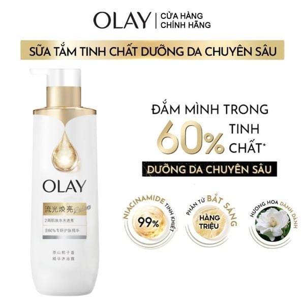  Sữa Tắm Olay Dưỡng Sáng Da Hương Hoa Dành Dành Radiance Body Wash 500g 