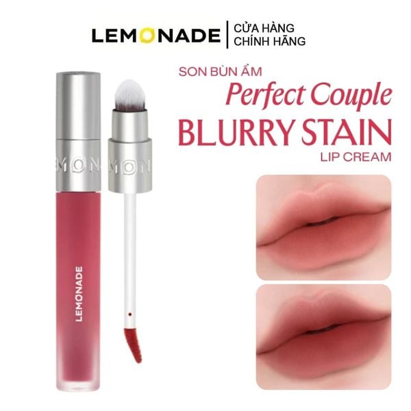  Son Bùn Lemonade Ẩm Mờ Mịn Lâu Trôi Perfect Couple Blurry Stain Lip Cream 3,5g 