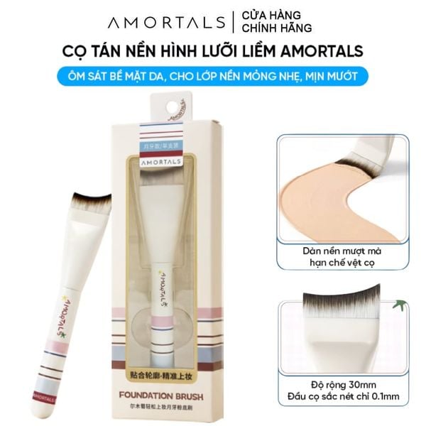  Cọ Tán Nền Hình Lưỡi Liềm Amortals Effortless Application Crescent Foundation Brush 