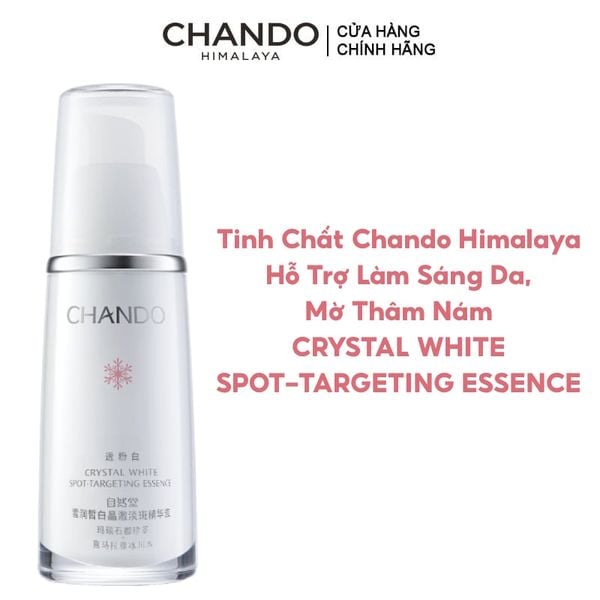  Tinh Chất Hỗ Trợ Làm Sáng Da, Mờ Thâm Nám Chando Himalaya Crystal White Spot-Targeting Essence 40ml 