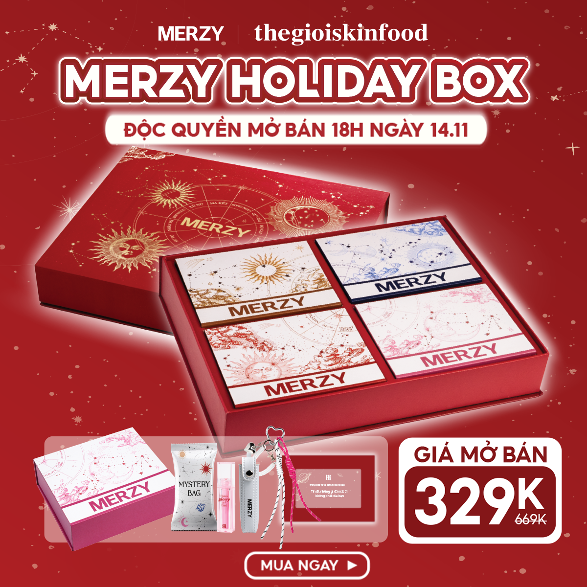 Hộp Quà Điều Ước Merzy Holiday 25 Bundle
