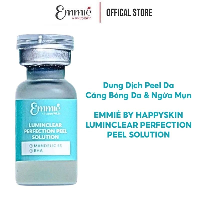 Dung Dịch Peel Da, Căng Bóng Da & Ngừa Mụn Emmié by Happyskin Luminclear Perfection Peel Solution 2ml