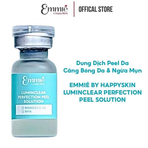  Dung Dịch Peel Da, Căng Bóng Da & Ngừa Mụn Emmié by Happyskin Luminclear Perfection Peel Solution 2ml 