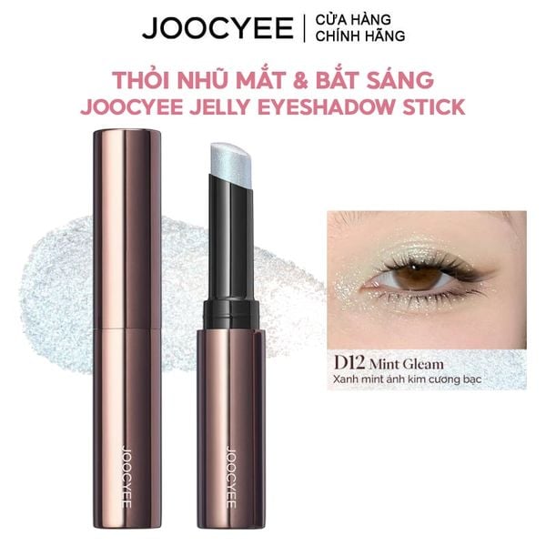  Thỏi Nhũ Mắt & Bắt Sáng Dạng Thạch Joocyee Jelly Eyeshadow Stick 2g #D12 